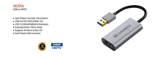 
Hammok Nora Usb to Hdmi