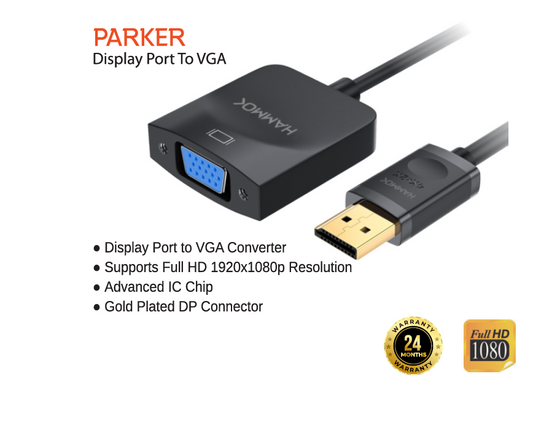 
Hammok Parker Display Port to Vga