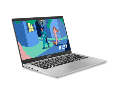 MSI MODERN 14 C7M-105IN 14" Laptop - AMD Ryzen 5-7430U, 8GB RAM, 512GB SSD, Windows 11 Home | 9S7-14JK11-105