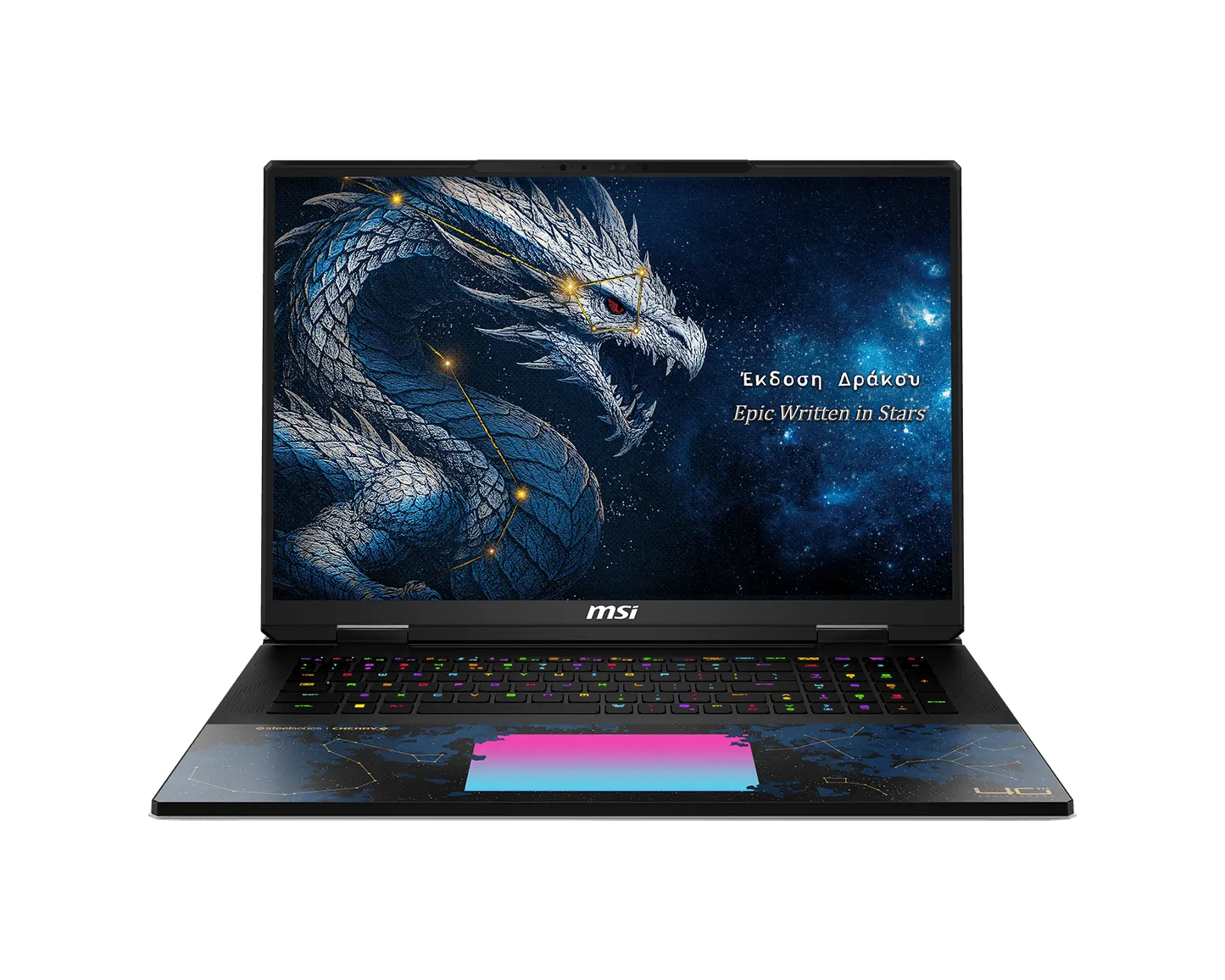 
MSI Titan 18 HX Dragon Edition Draco Epic A2WJ-1224IN 18" Gaming Laptop - Intel Core Ultra 9-290HX Plus, 96GB RAM, 4TB SSD, RTX 5090, Windows 11 Home | 9S7-1824D6-1224