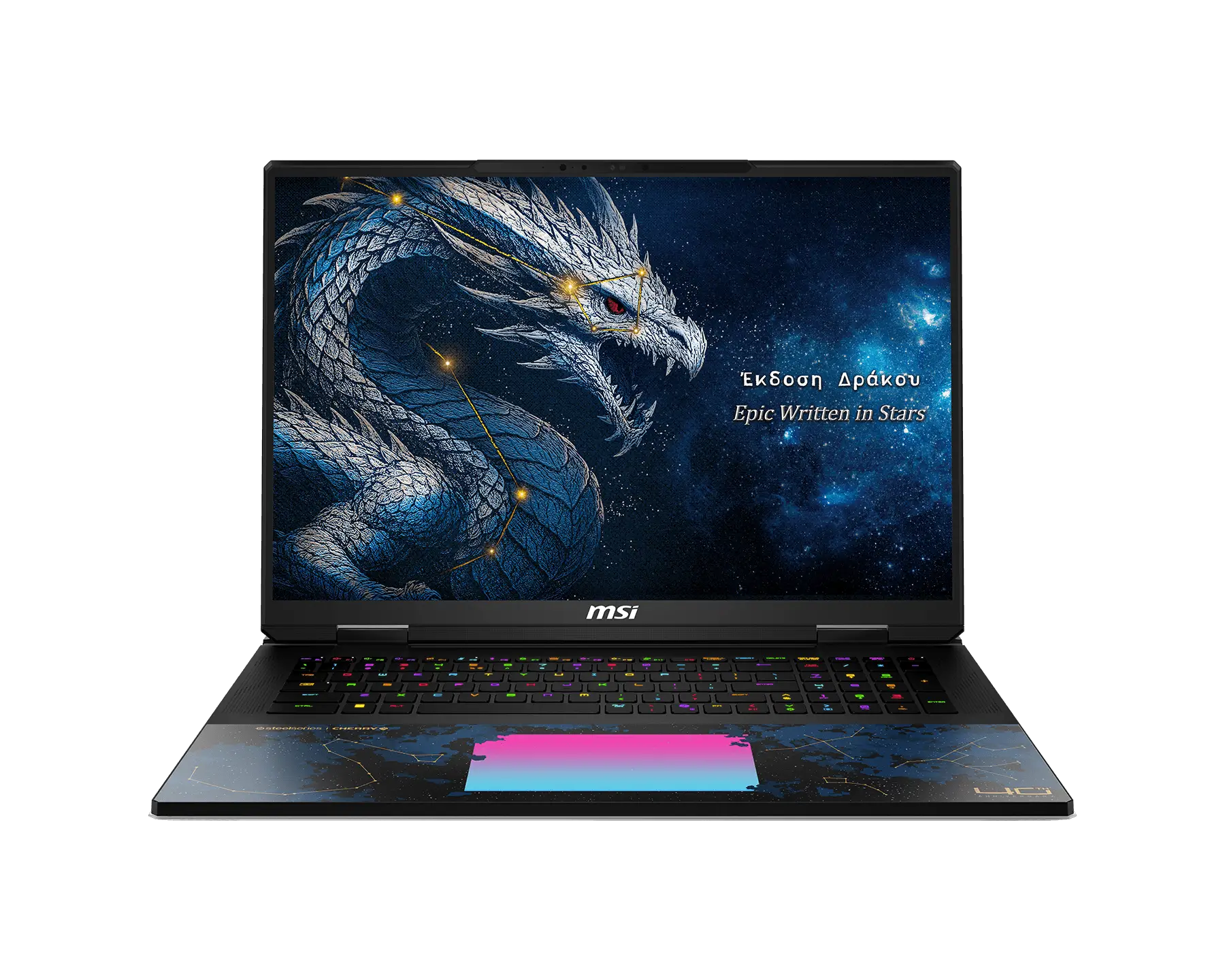 
MSI Titan 18 HX Dragon Edition Draco Epic A2WJ-1224IN 18" Gaming Laptop - Intel Core Ultra 9-290HX Plus, 96GB RAM, 4TB SSD, RTX 5090, Windows 11 Home | 9S7-1824D6-1224