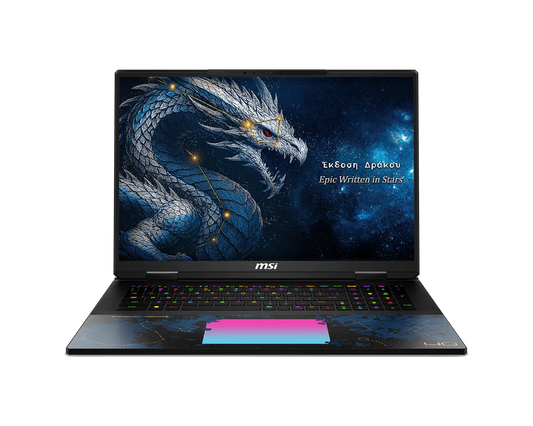 
MSI Titan 18 HX Dragon Edition Draco Epic A2WJ-1224IN 18" Gaming Laptop - Intel Core Ultra 9 290HX Plus, 96GB RAM, 4TB SSD, RTX 5090, Windows 11 Home | 9S7-1824D6-1224
