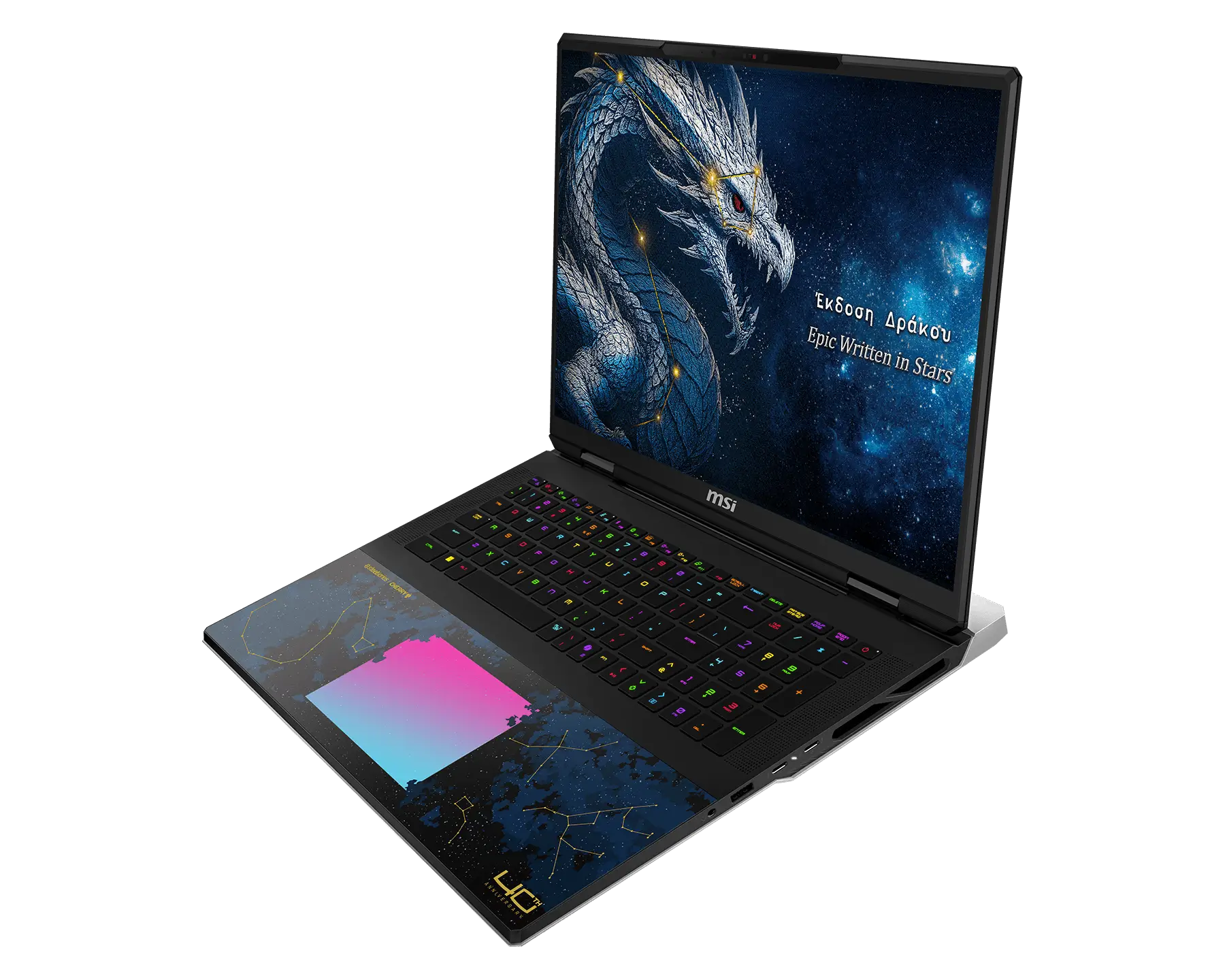 
MSI Titan 18 HX Dragon Edition Draco Epic A2WJ-1224IN 18" Gaming Laptop - Intel Core Ultra 9-290HX Plus, 96GB RAM, 4TB SSD, RTX 5090, Windows 11 Home | 9S7-1824D6-1224